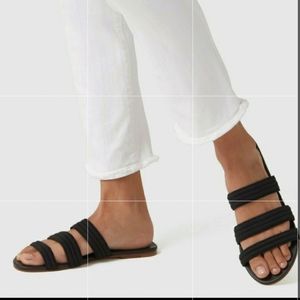 Rothy's Triple Band Sandals Black 7
